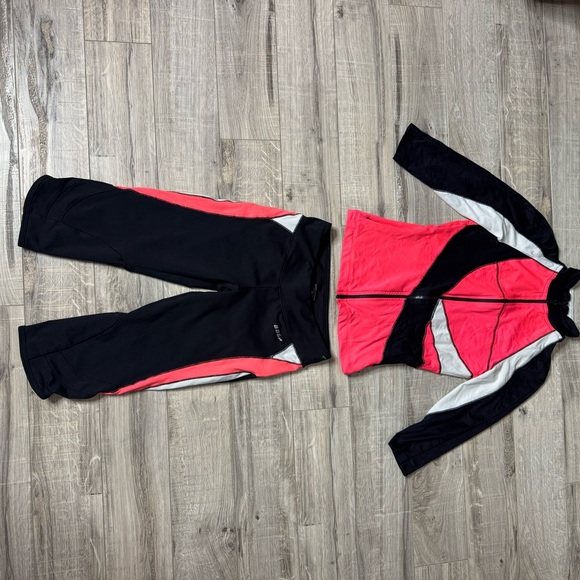Bebe set 2 piece BBSP Bebe sport set work out yoga athletic 2000s gym coral neon - Picture 14 of 15